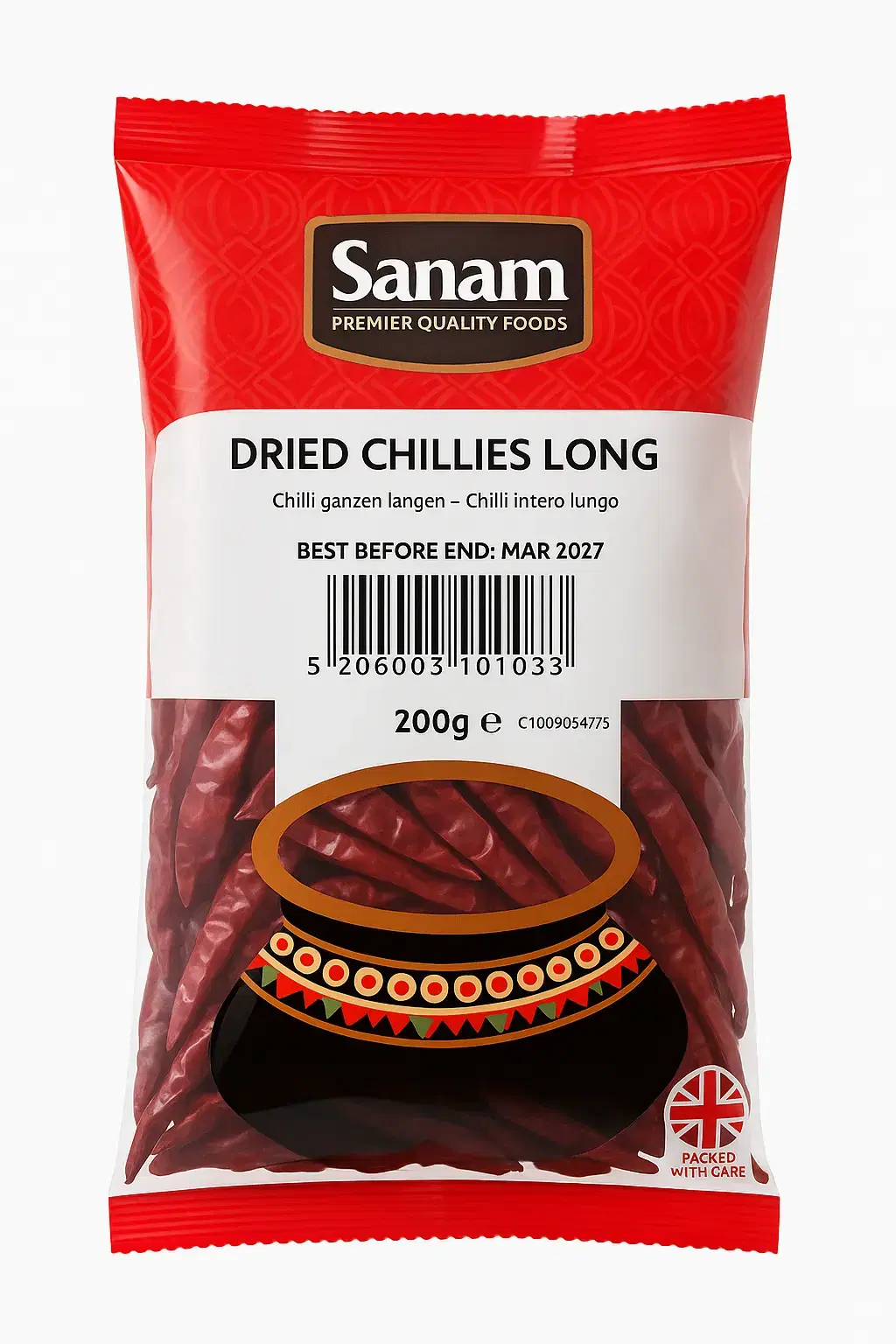 Sanam Dried Chillies Long / Dry Chilli / Red Chillies