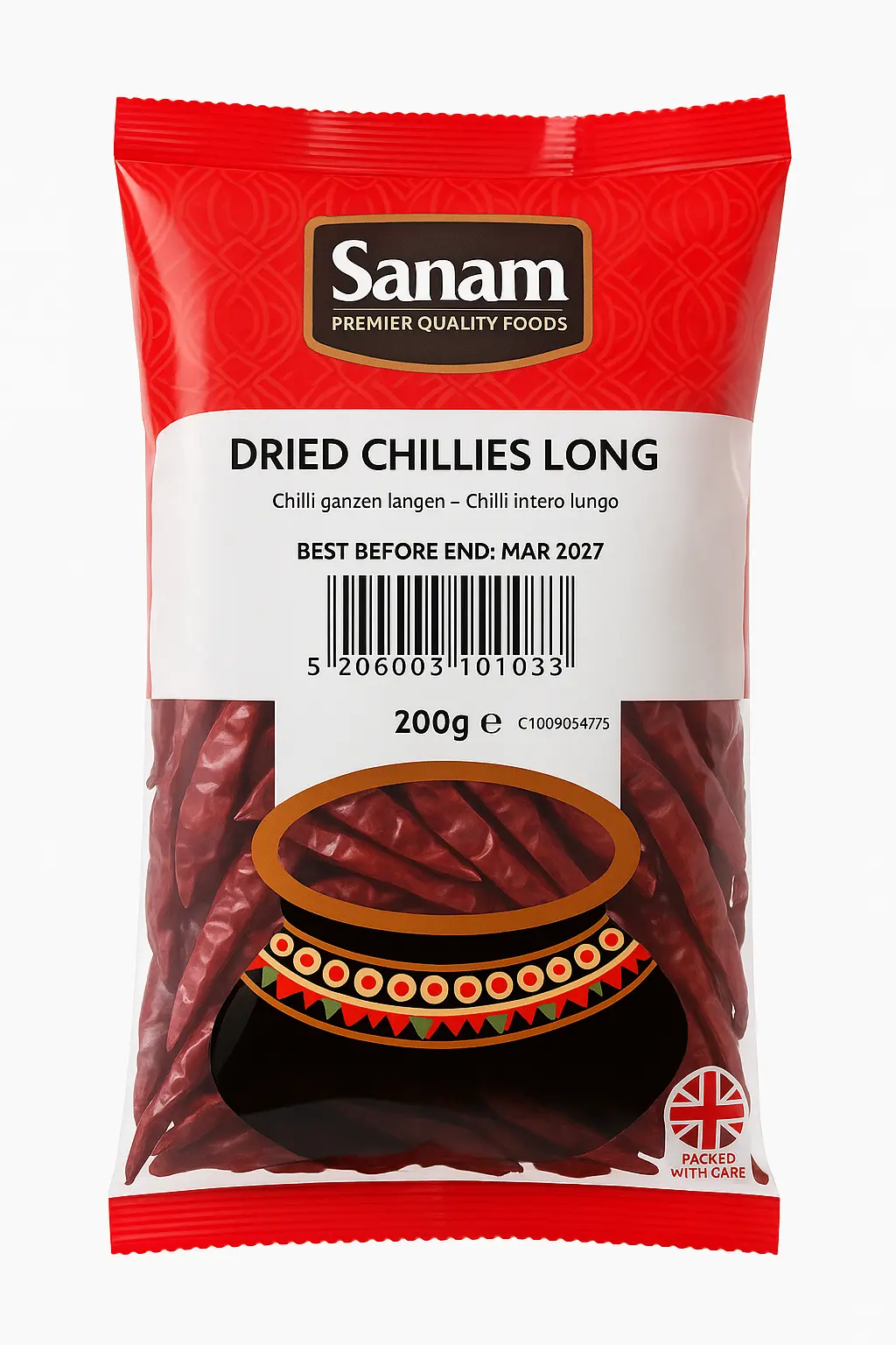 Sanam Dried Chillies Long / Dry Chilli / Red Chillies
