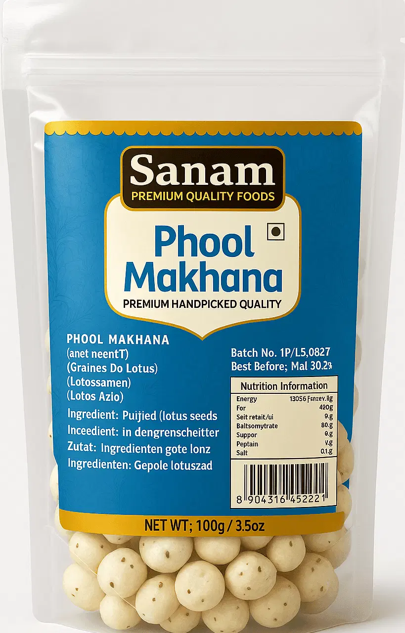 Sanam Phool Makhana(Pouch) 100g