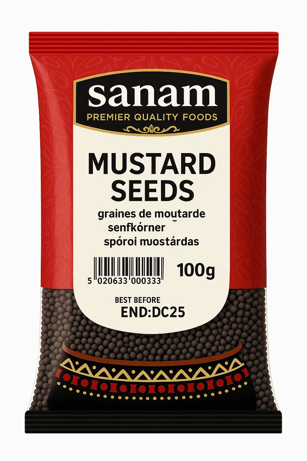 Sanam Black Mustard Seeds/ Rai (Aavalu)