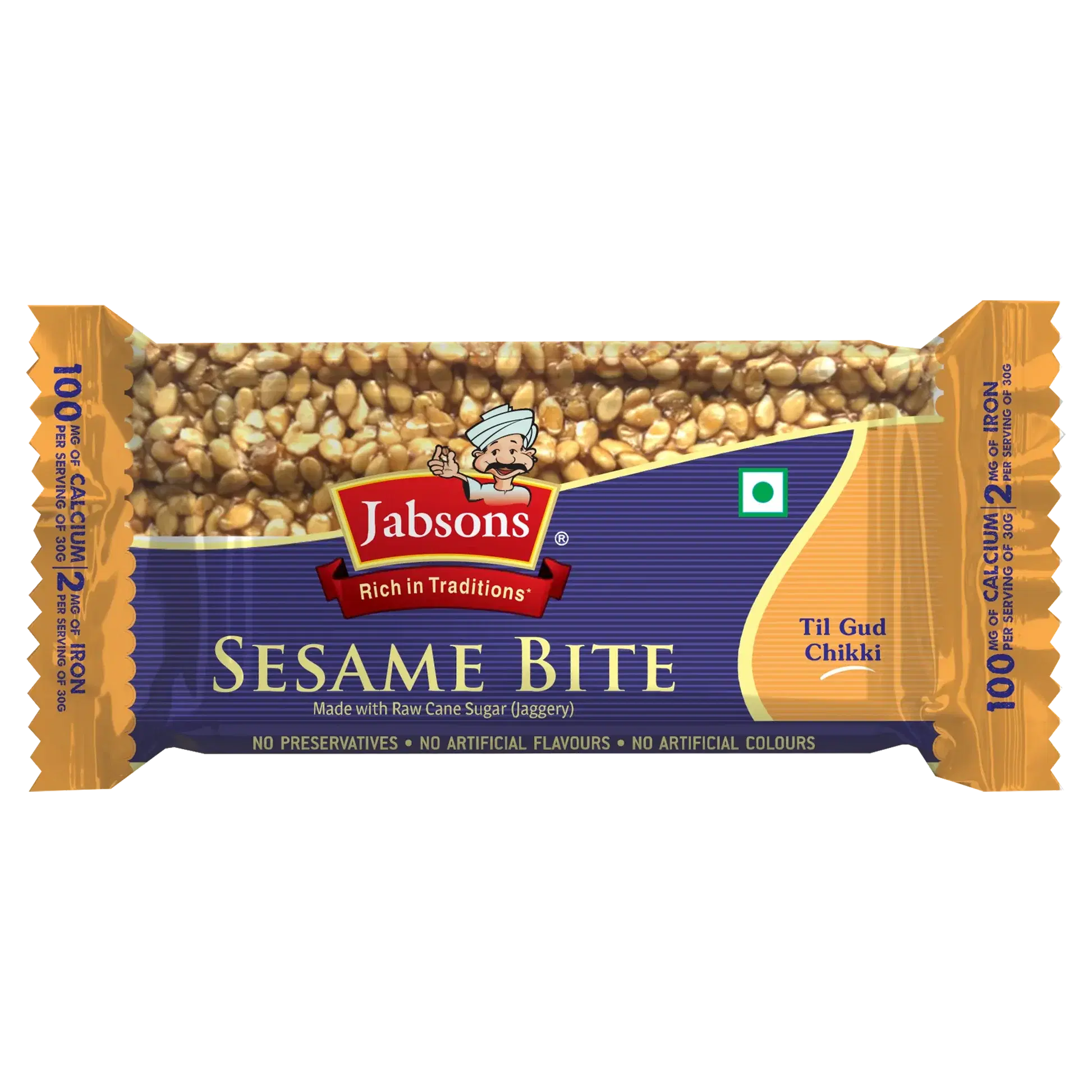 Jabsons Sesame Chikki / Till Chikki 40g
