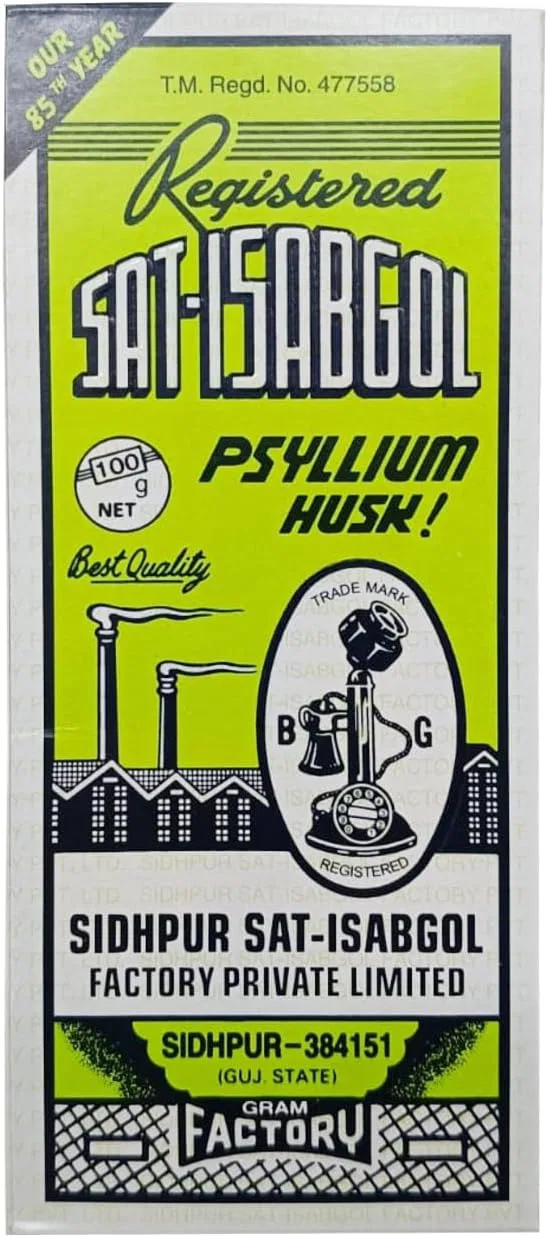 Sidhpur Sat Isabgol Psyllium Husk Powder 100g