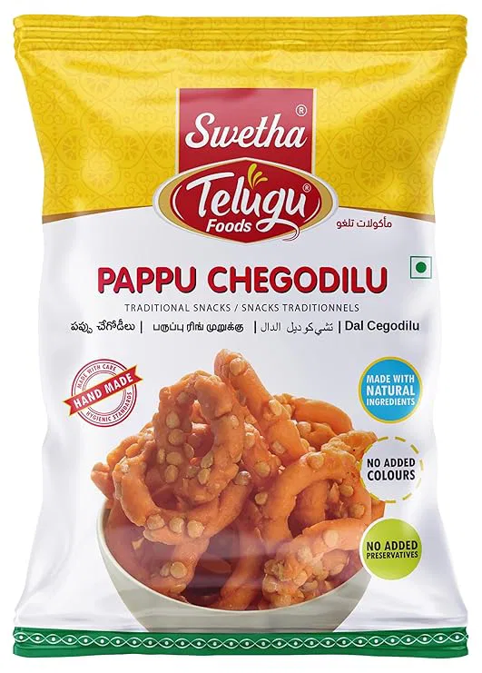 Telugu Foods Pappu Chegodilu/Pappu Chekodilu 150g