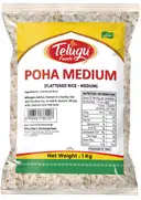 Telugu Foods Poha (Medium Thick) / Pawa / Rice Flakes 908g – image 1