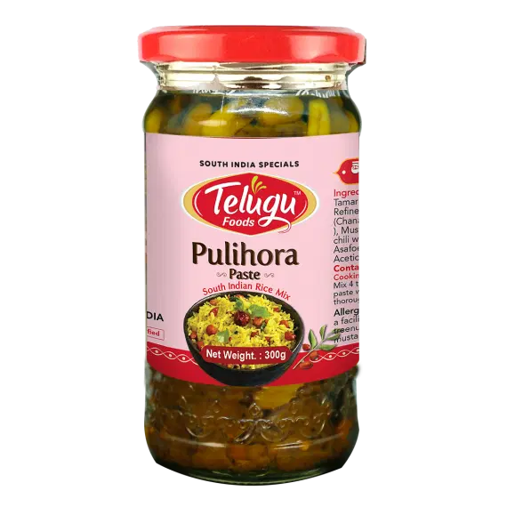 Telugu Foods Pulihora Paste / Tiger Rice Paste 300g