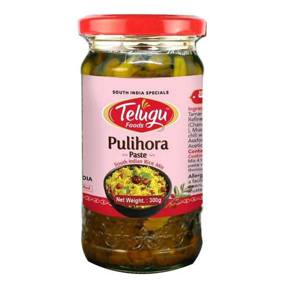 Telugu Foods Pulihora Paste / Tiger Rice Paste 300g