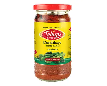 Telugu Foods Tindora Pickle (Dondakaya)