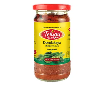 Telugu Foods Tindora Pickle (Dondakaya)