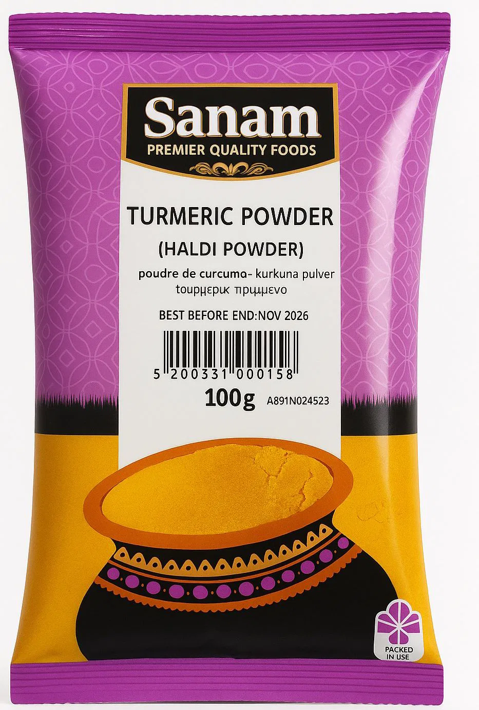 Sanam Haldi Powder/ Turmeric Powder