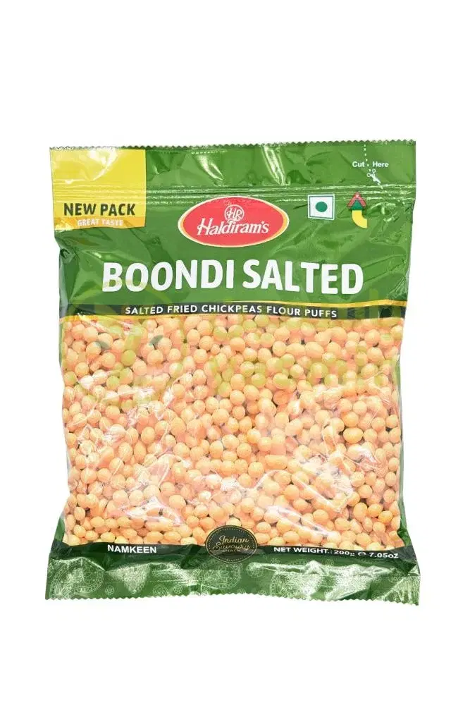 Haldiram Plain Boondi Salted 200g