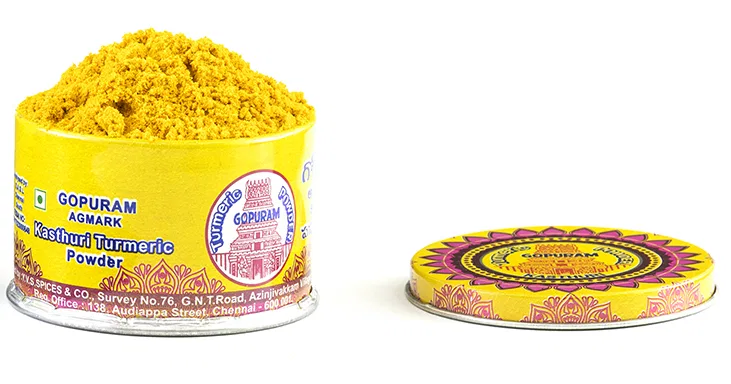 Gopuram Kasturi Turmeric Powder / Kasturi Manjal Powder 50g
