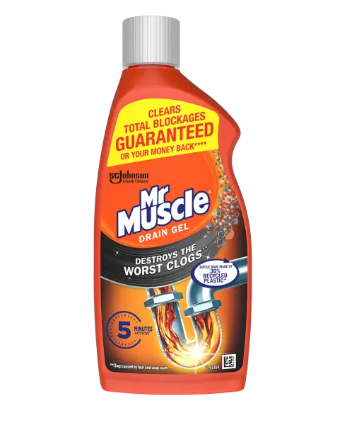 Mr Muscle Max Gel Pipe/Drain Gel Unblocker 500ml