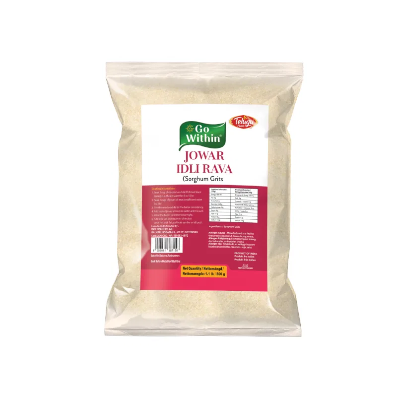 Telugu Foods Jowar Idli Rava / Jawar Idli Rava 500g