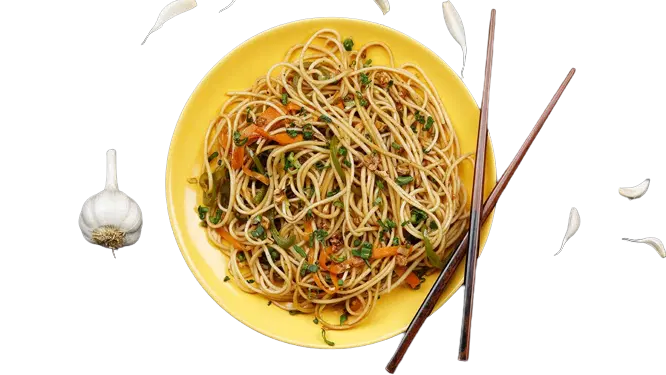 Chicken Burnt Garlic Noodles
