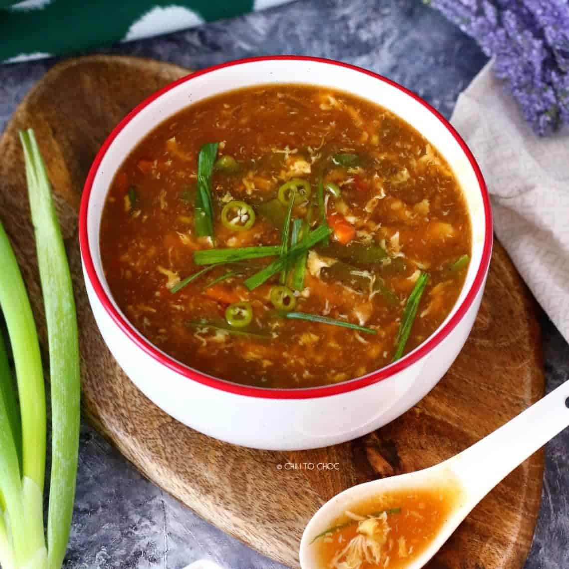 Chicken Hot And Sour Soup