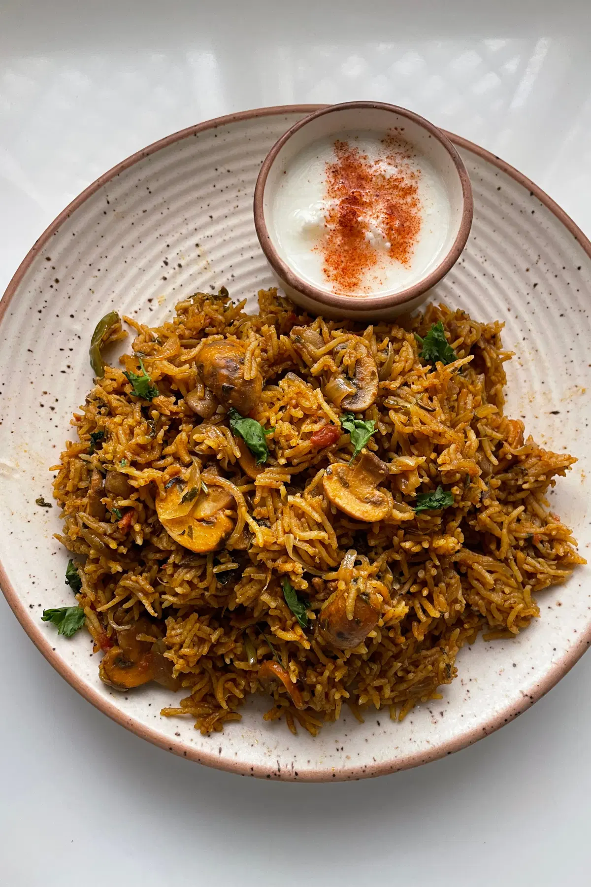 Mushroom Biriyani