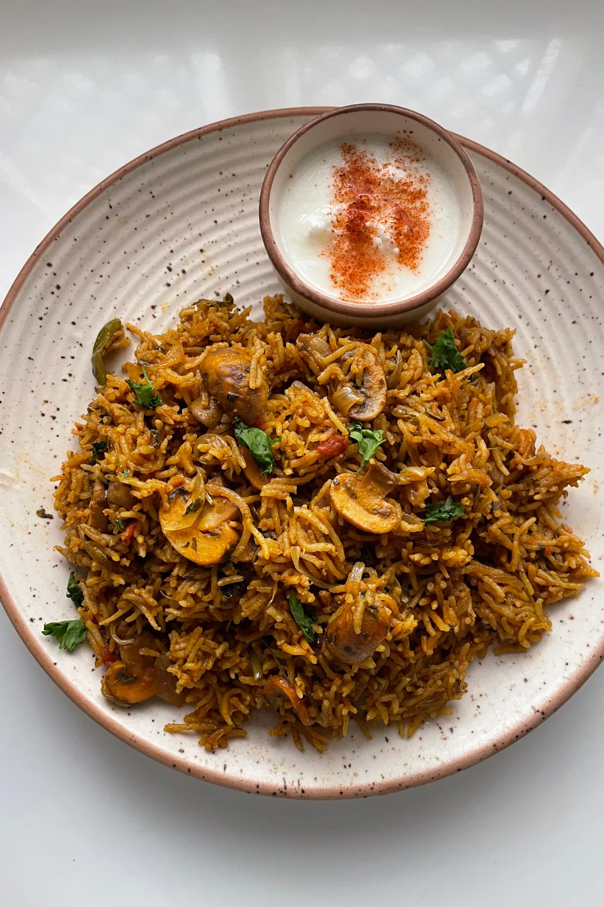 Mushroom Biriyani