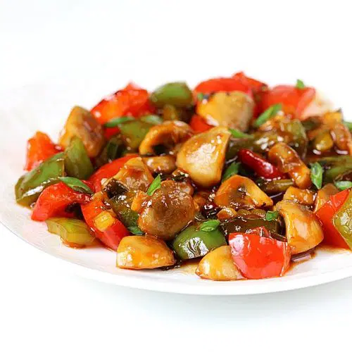 Mushroom Chilli Dry