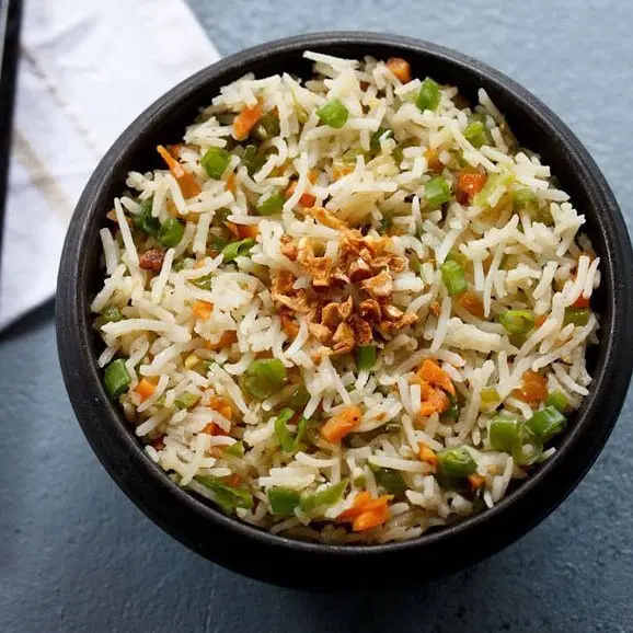 Mutton Burnt Garlic Rice