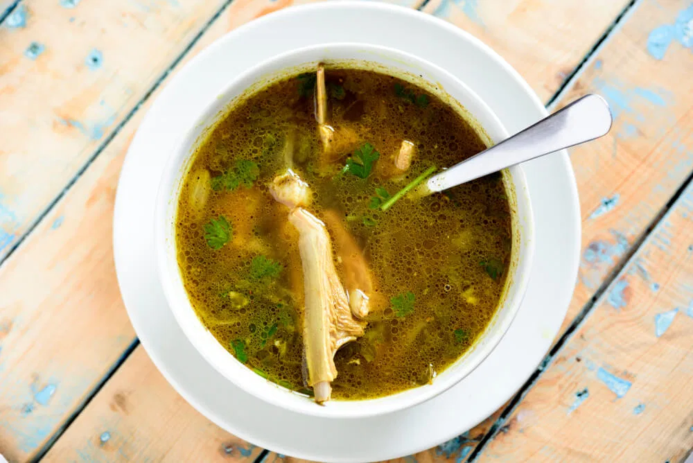 Mutton Sweet Corn Soup