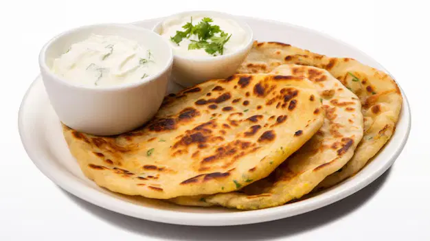 Paratha with Yogurt