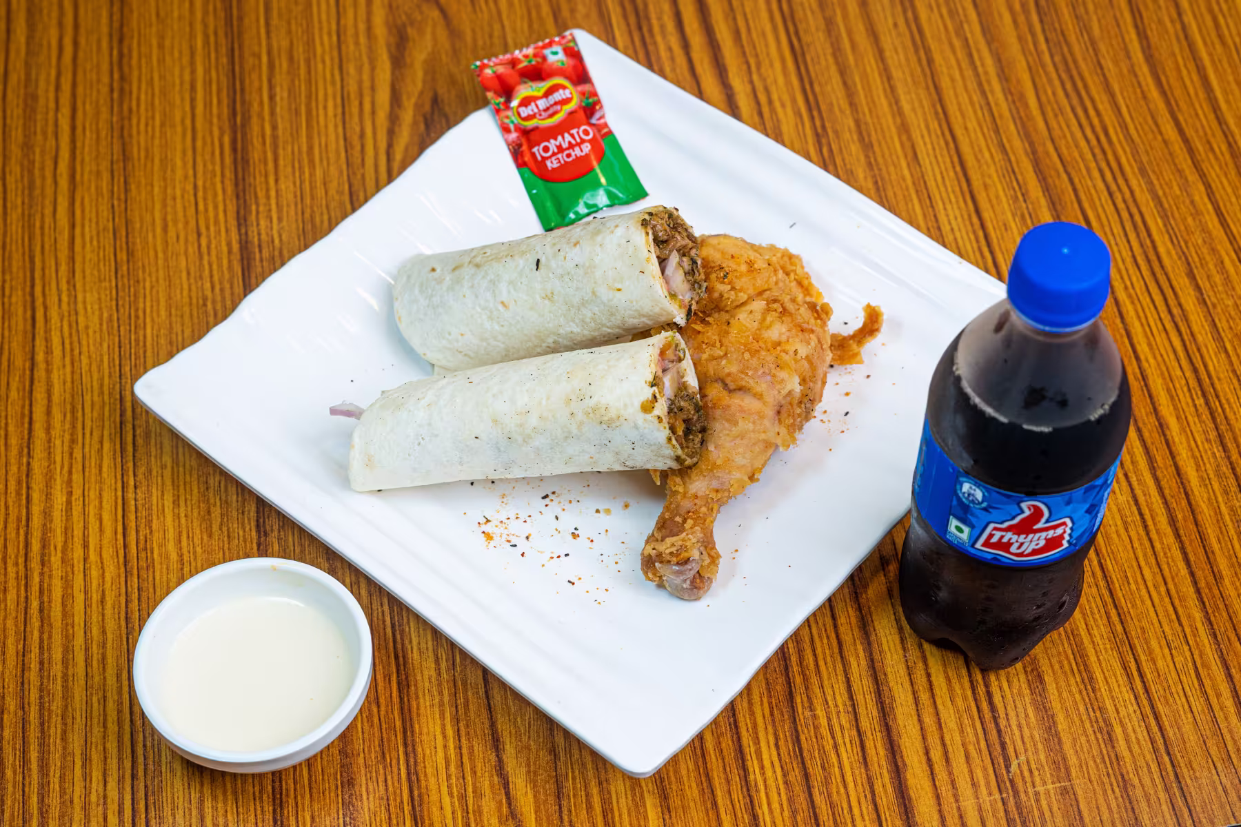 Shawarma Combo(Chicken Shawarma(1 Pc)+Grilled Chicken(2Pc)+Coke(200Ml)
