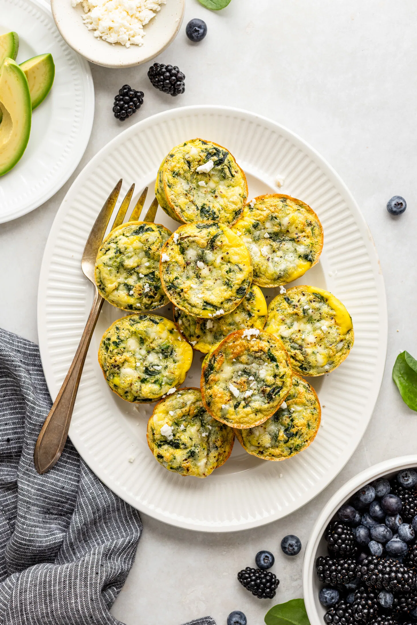 Spinach and Feta Egg Muffins