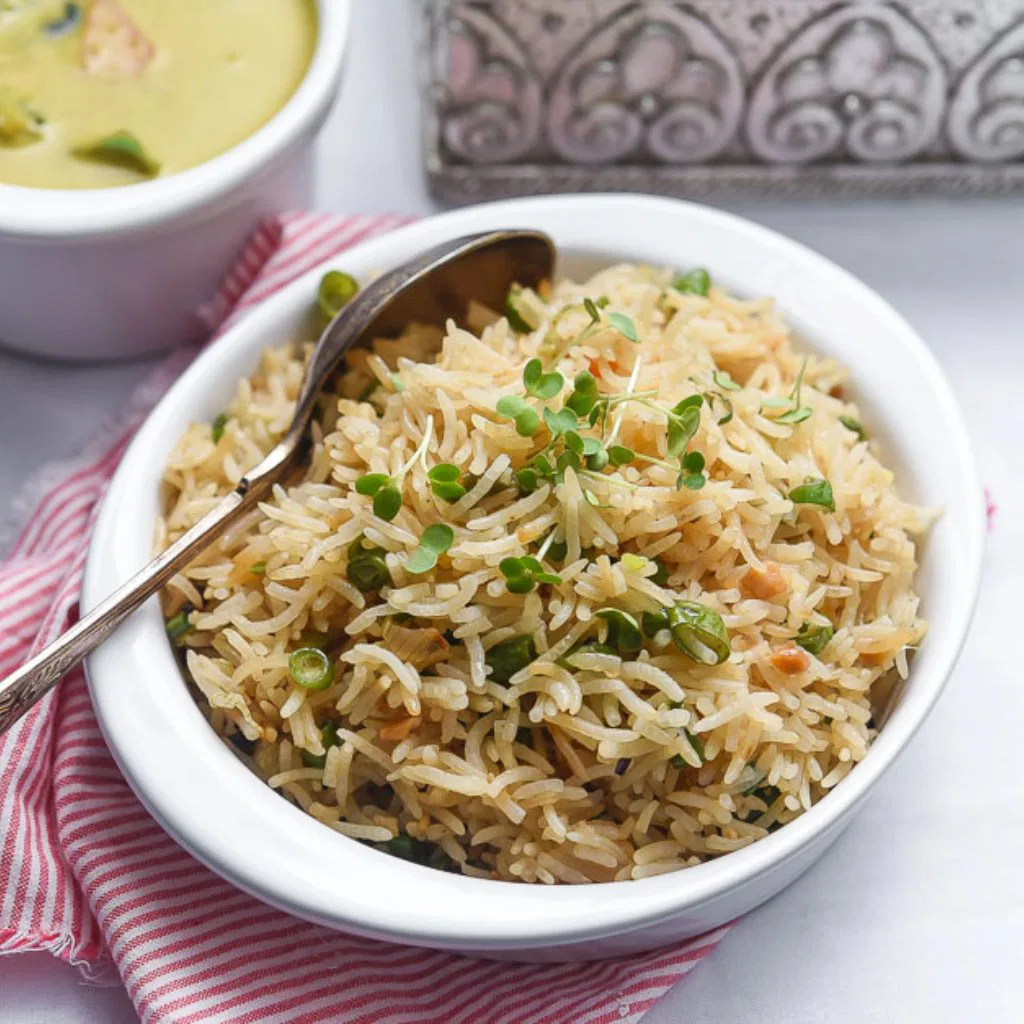 Veg Burnt Garlic Rice