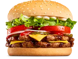 Chicken Burger Double Whopper With Cheese – image 1