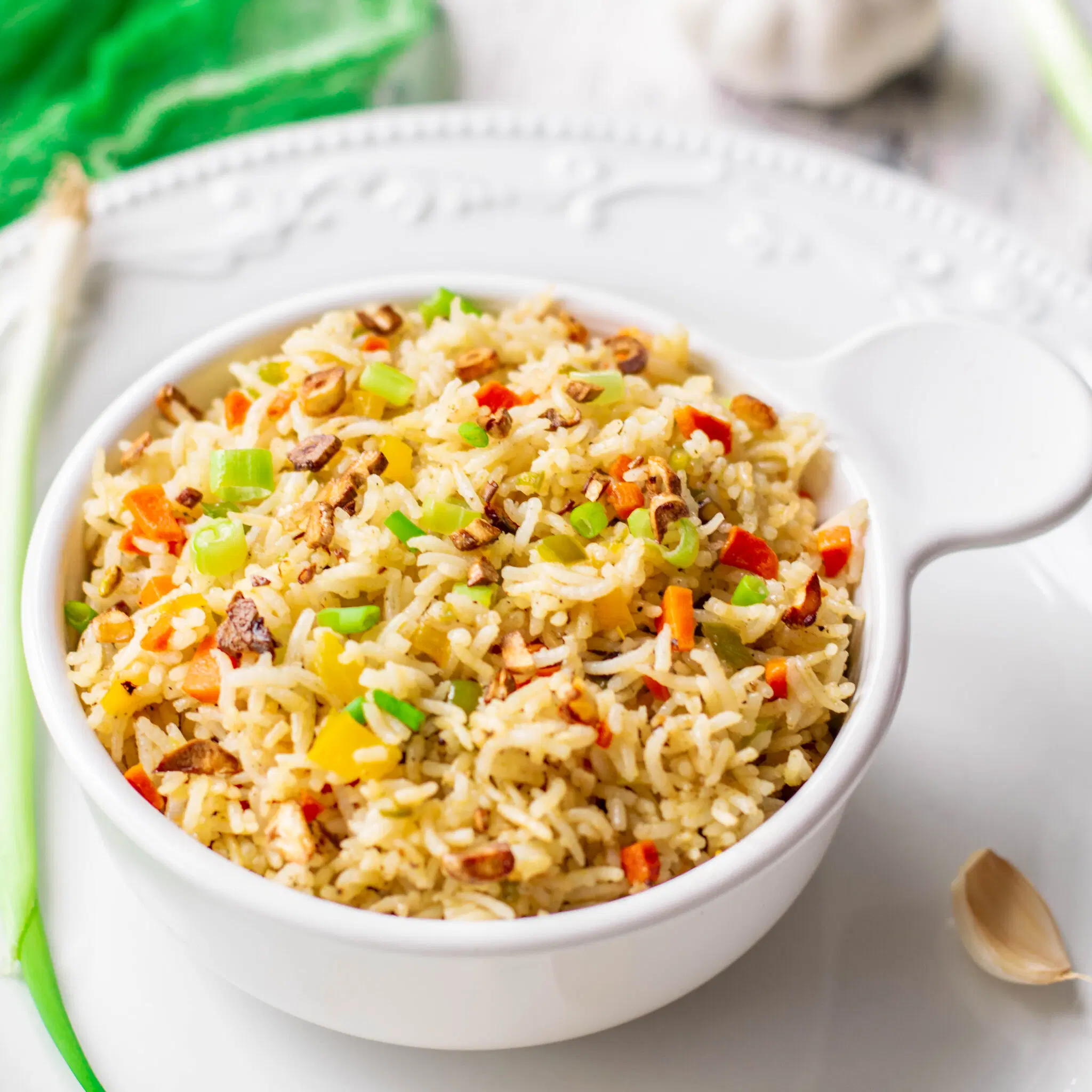 Egg Burnt Garlic Rice