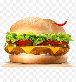 Hot & Spicy Veg Burger – image 1