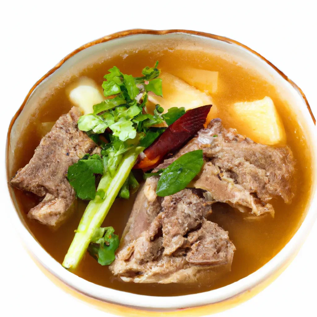 Mutton Clear Soup
