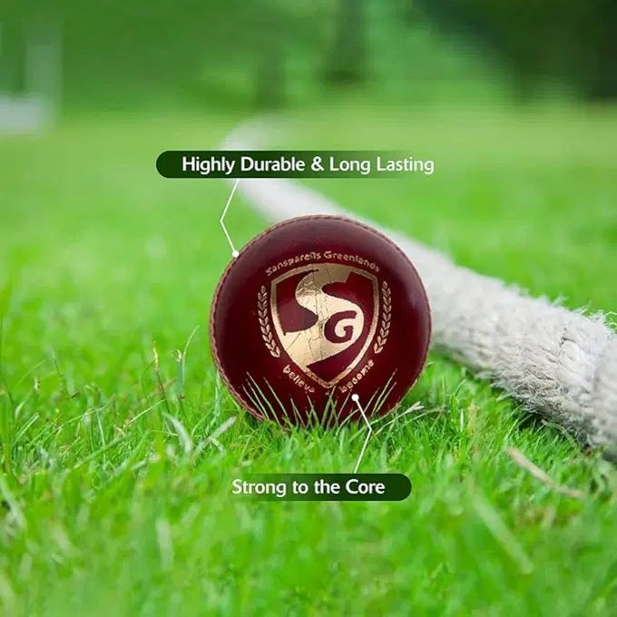 SG Tournament Red Cricket Leather Ball