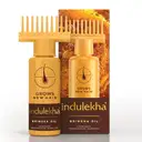 Indulekha Bringha, Ayurvedic Hair Oil, 50ml, for Hair Fall Control, with Amla & Coconut Oil, with Comb Applicator – image 1