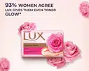 Lux Radiant Glow rose Vitamin C & E For Superior Glow Offer Pack of 8 x 150g – image 1