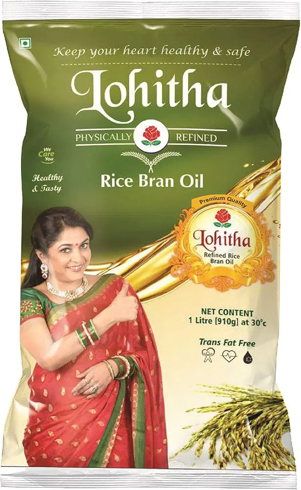 Lohitha Rice Bran Oil