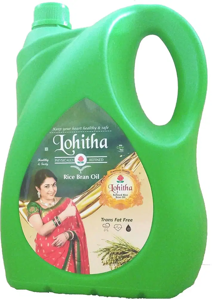 Rice bran oil Lohita 5L Tin