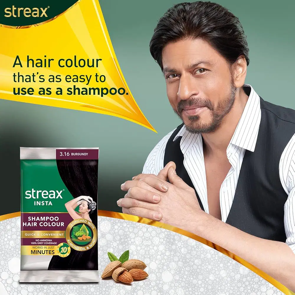 Streax Strong Insta Hair Colour 6ml+6ml