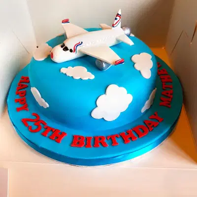 Airplane cake