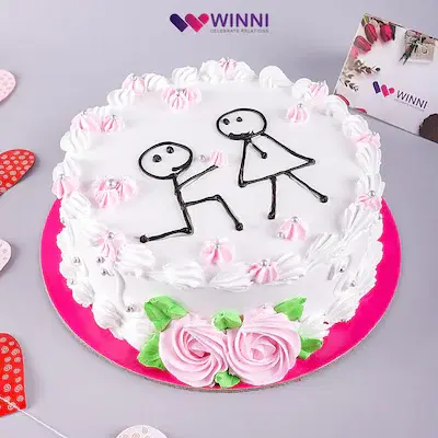 Always Together Vanilla Cake