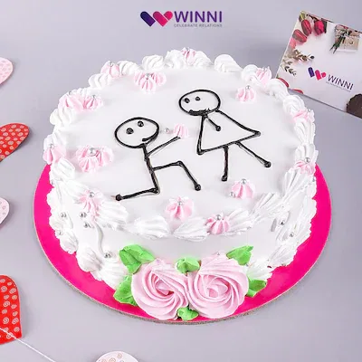 Always Together Vanilla Cake
