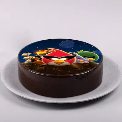 Angry bird cake