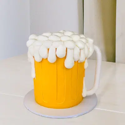Beer fondant pineapple cake