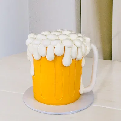 Beer fondant pineapple cake