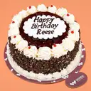 Black forest birthday  cake – image 1
