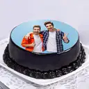 Borther or friends photo cake – image 1