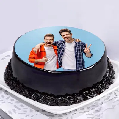 Borther or friends photo cake