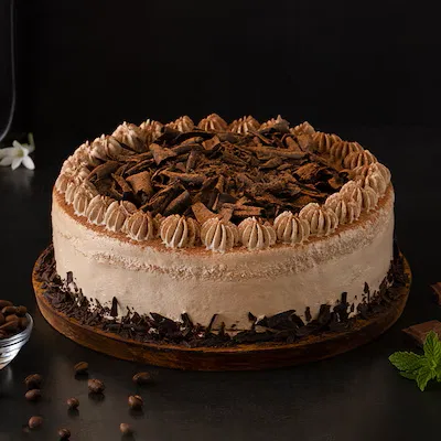 Choclate drizzled cake