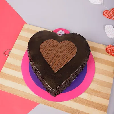 Choco heart cake