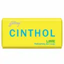 Cinthol Lime Bath Soap - 100g (Pack of 5) | Lemony Deo Fragrance – image 1